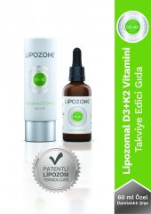 Lipozone Lipozomal D3+K2 Damla 60 ml - 1