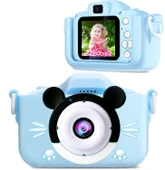 Çocuk Dijital Fotoğraf Makinası 20 Mp Video Kaydedici 2.0 İnç Çift Kameralı - 1