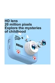 Hello Çocuk Dijital Fotoğraf Makinası 20 Mp Video Kaydedici 2.0 İnç Çift Kameralı Ks-102 - 3