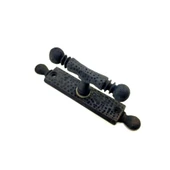 Antika Tarz Dekoratif Pirinç Misket Pencere Kolu - 165x32 Mm, Oksit - 1