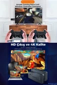 2.4g Kablosuz Çift Kol Retro Oyunlar 4k Game Stick 3500 Oyun - 4