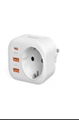 Ac-115 2500w 3.4a 2usb 1type-c 1soket Akım Korumalı Şarj Adaptörü Priz Çoğaltıcı - 1