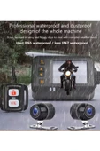 2 İnç Ekran 1080p Motosiklet Ön Ve Arka Görüş Kamerası Kumandalı Gidon Baglantılı - 3