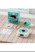 Waves Nostalji Plak Görünümlü Bluetooth Hoparlör 3d Ses Dalgası Retro Müzik Plak Mavi - 4