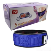 Super Slim 5 Motorlu Titreşimli Masaj Kemeri Göbek Eritme Aleti - 3