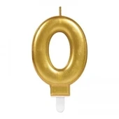 0 Rakam Mum Gold Renk - 1