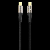 Force Cb421t Hasır Örgü Ve Ekstra Güçlendirilmiş Başlıklı Type-c To Type-c Hızlı Şarj Ve Data Kablo - 2