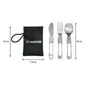 Kamp Çatal&Kaşık&Bıçak Seti - Madfof Heavy Duty - 547313 thumbnail 7