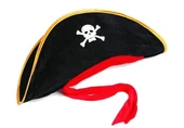 Yetişkin Boy Kadife Jack Sparrow Denizci Kaptan Jack Korsan Şapkası 50x20 Cm - 2