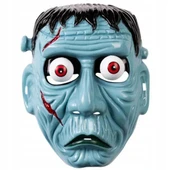 Frankenstein Temalı Sallanan Oynar Gözlü Maske thumbnail 1