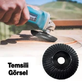 Ahşap Törpüleme Oyma Eğe Diski Ahşap Kesici Kesme 115 mm Oyuk Açma Testeresi Taşlama Makine Uyumlu - 5