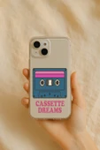 Samsung Galaxy A2 Core Casette Dreams Baskılı Şeffaf Silikon Kılıf - 1