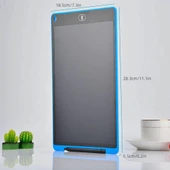 T12 Mavi Writing Tablet Lcd 12 Inç Dijital Kalemli Çizim Yazı Tahtası - 4