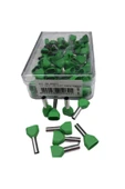 Icy-6014 Izoleli Çift Girişli Yüksük 2x6 mm 100 Adet - 1