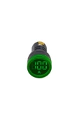 22 Mm Led 100a Ampermetre Yeşil - 1