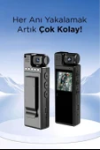 4k 180 Derece Vücut Kamerası Wifi Gece Görüşlü Aksiyon Kamerası - 4