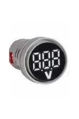 22 VS-B 24-450V Beyaz AD-116 Serisi Voltmetre - 1