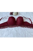 Love Fuchsia Underwear C Kap C cup Beli Dantelli Soft Kaplı Toparlayıcı Sütyen-5061 - 7