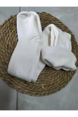 Ekinoks Havlu Şardonlu Kışlık Polar Tek Renk Külotlu Çorap - 4