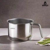 Nova Paslanmaz Çelik Sütlük Sosluk 16x12 cm thumbnail 1