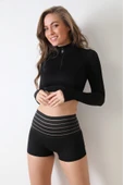 ECEM YILDIZ Bel Korseli İnceltici Penye Boxer-Şort - 1