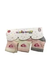 YETİŞ 3 lü Karton Set Bebek Çorabı - 1