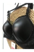 UMT Underwear UMT DANTEL DETAYLI ASKISI ÇIKARILABİLEN DERİ SÜTYEN - 4