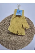 çamaşırsepeti Unisex Çocuk Pembe Parmaksız Kesik Yarım Parmak Kışlık Örme Triko Eldiven - 3