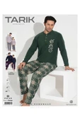 Tarık TARIK Uzun Kollu BABA-OĞUL Polar Kumaş Kışlık Sıcak Tutan Pijama Takımı-(AYRI AYRI SATILMAKTADIR) - 9