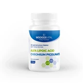 WOOGGS VITAL ALFA LİPOİK ASİT VE KROM PİKOLİNAT İTEG 60 TABLET - 1