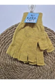 çamaşırsepeti Unisex Çocuk Pembe Parmaksız Kesik Yarım Parmak Kışlık Örme Triko Eldiven - 4