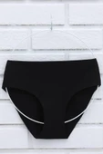 çamaşırsepeti Unisex Çocuk Lacivert Peluş Patik Çorap 2 li - 3