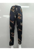 Love Fuchsia Underwear Milan Kumaş Leopar Desenli Tek Alt - Rahat esnek yumuşak dokulu Pijama Altı - 1