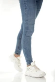 Dussel Beyaz Krem Sneaker Günlük Spor Ayakkabı - 3
