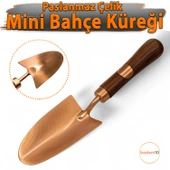 Paslanmaz Çelik Ergonomik Saplı Geniş Bahçe Küreği Çapa Tırmık Tarla Çim Peyzaj Bitki Fide Çiçek - 1