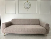 Özlü Home Maksi Çekyat Örtüsü, Kaymaz, Terletmez, Yakmaz, 3+3+1+1 bej - 4