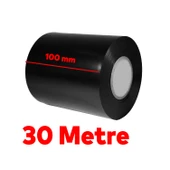 Antikorozyon Bandı Siyah Renk Metal Boru Pas Önleme İzolasyon Sarma Bant 100 mm x 30 Metre 1 Adet thumbnail 2