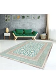 AACAP Yıldız Desenli Yıkanabilir, Modern Lastikli Halı Örtüsü - 1