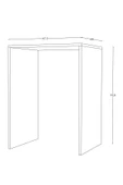 Dizayn Motion Çamaşır/Kurutma Makinesi Uyumlu Dolap 90x60x60 Beyaz - 3