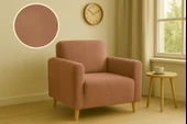 Özlü Home Maksi Çekyat Örtüsü, Kaymaz, Terletmez, Yakmaz, 3+3+1+1 PEMBE - 4