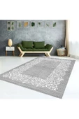 AACAP Gri Dantel Detaylı, Su Yolu Salon Halı Örtüsü - 1