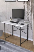 VayLife Çalışma Masası 90x60 cm Bilgisayar Ofis ve Ders Masası Beyaz - 1