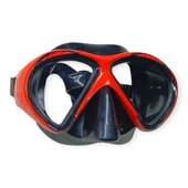 Star Diving Temper Camlı Dalış Maskesi Yetişkin - 51706-KIRMIZI - 1