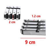 Diş Açıcı Euromax EX75011 EX75013 EX75015 Pafta Tarak Yedek Diş Açma Tarağı Metal 1/2" - 3/4" - 2