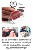 Ekstra Güçlü Araba Bisiklet Motosiklet Soğuk Yama Lastik Tamir Yaması Seti 24 Parça Kolay Pratik - 2