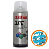 Akrilik Sprey Boya 400 ml Mat Gri Antasit Gri RAL7016 - 1