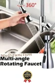Yeni Seri Kaliteli Şık 3 Fonksiyonlu 720 Derece Dönebilen Mutfak Lavabo Banyo Metalik Musluk Başlığı thumbnail 3