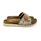 Esem Taş Boncuk İşlemeli Anatomik Taban Bayan Terlik thumbnail 5