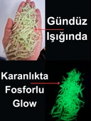 Eagenset Silikon Balık Fosforlu Glow Luminous Karanlıkta Parlayan Yapay Yem 3.5 cm 10 Adet - 1