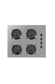 LUXELL PLATINIUM ANKASTRE SET METALIK GRI (A68-SGF3DDT FIRIN+OC88 OCAK+835 DAVLUMBAZ) - 2